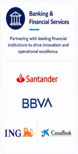 Banking and financial services organizations supported by OIKOS TIC