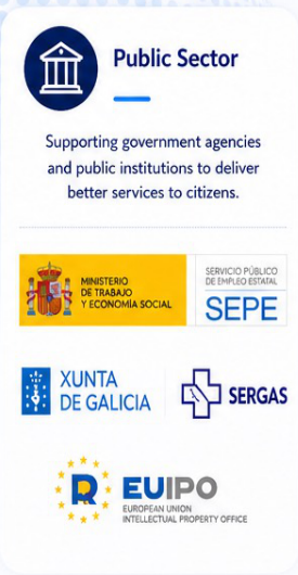 Public sector organizations supported by OIKOS TIC